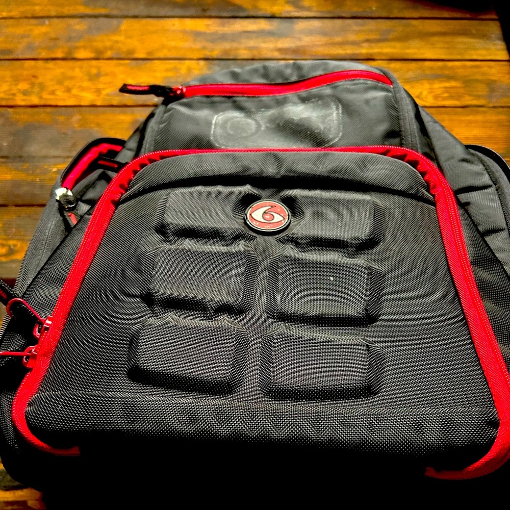 Six pack fitness travel meal prep backpack
